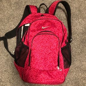 Nike Pink spotted Backpack